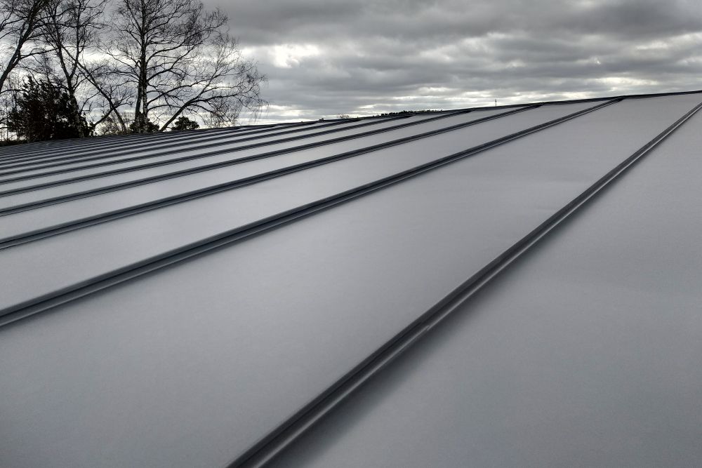 Metal roofing project by Calvin Turner Roofing