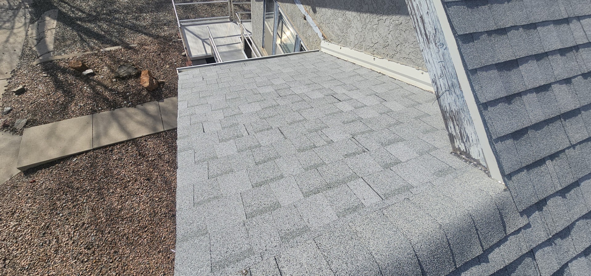 Asphalt shingle roof installed by Calvin Turner Roofing
