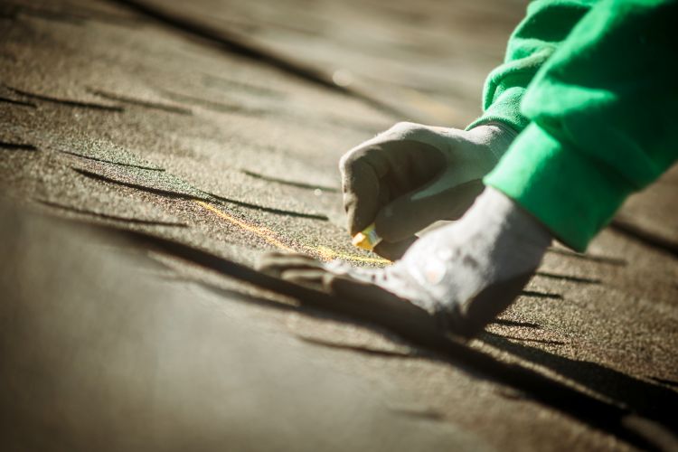 Residential roof inspection